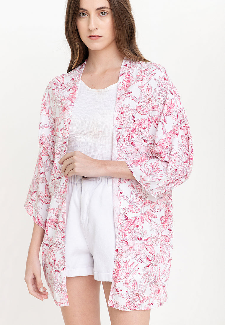 Perrin Floral Kimono