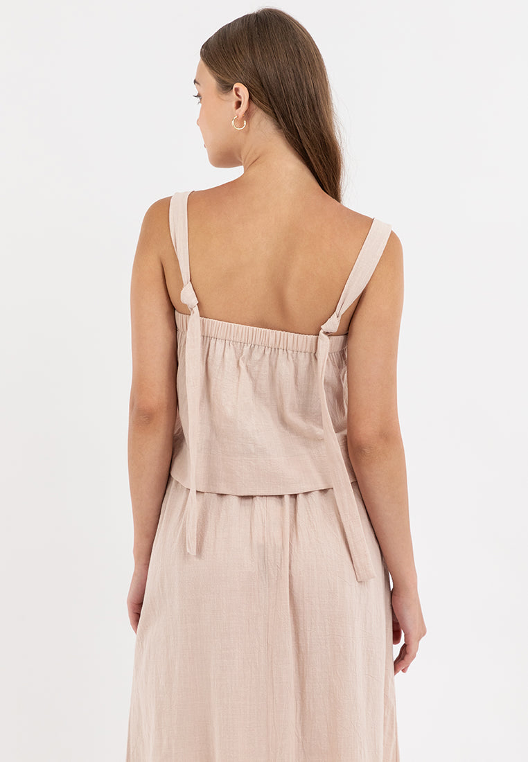 Dua Strap Knot top